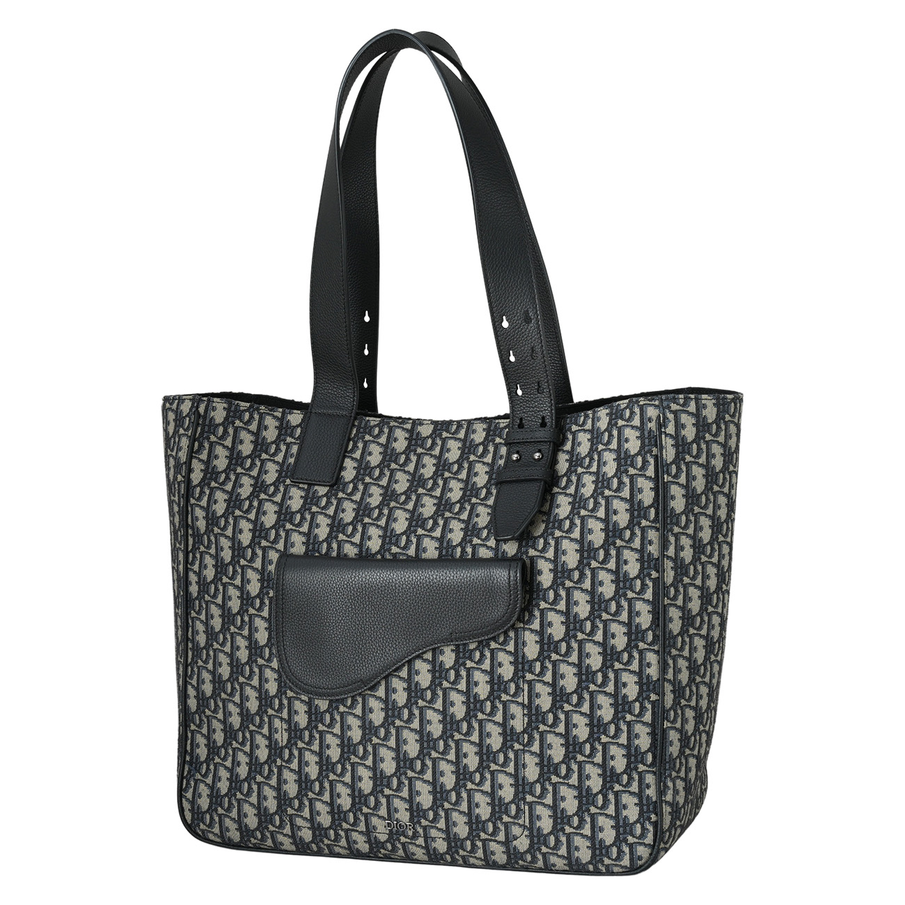 CHRISTIAN DIOR(USED)크리스찬디올 오블리크 자카드 새들 토트백